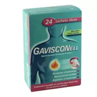 Gavisconell Menthe Sans Sucre, Suspension Buvable 24 Sachets à SAINT-GEORGES-SUR-BAULCHE