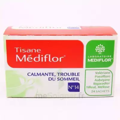 Mediflor N°14 Calmante - Trouble Du Sommeil, Mélange De Plantes Pour Tisane En Sachet-dose à SAINT-GEORGES-SUR-BAULCHE