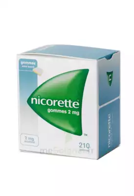 Nicorette 2 Mg Gom à Mâcher Médic Sans Sucre Plq/210gom à SAINT-GEORGES-SUR-BAULCHE