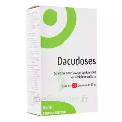 Dacudoses Solution Pour Lavement Ophtalmologique 24unid/10ml à SAINT-GEORGES-SUR-BAULCHE